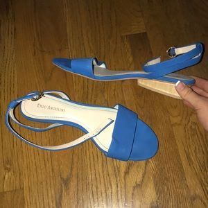 Enzo angiolini blue sandals